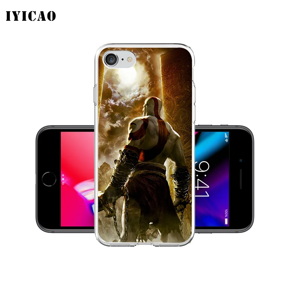 IYICAO God Of War game Мягкий силиконовый чехол для телефона iPhone X XR XS MAX 6 6s 7 8 Plus 5 5S SE TPU