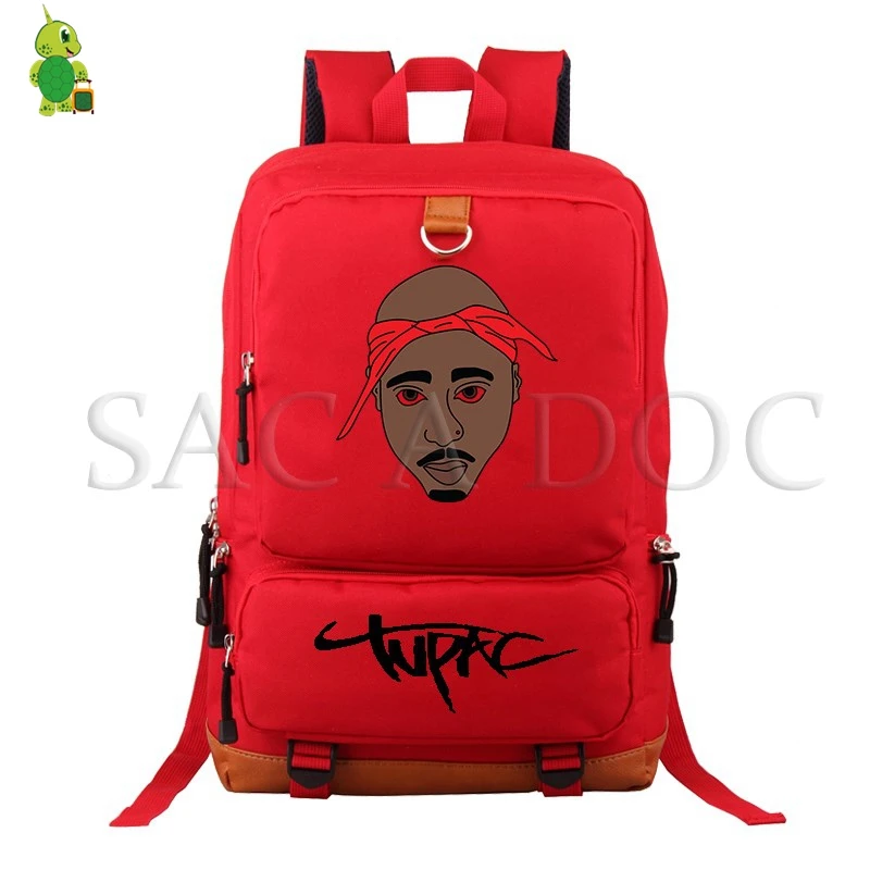 24 Tupac 2Pac рюкзак для женщин и мужчин рюкзак для ноутбука школьная сумка для подростков повседневный рюкзак хип хоп Легенда дорожные сумки - Цвет: 24