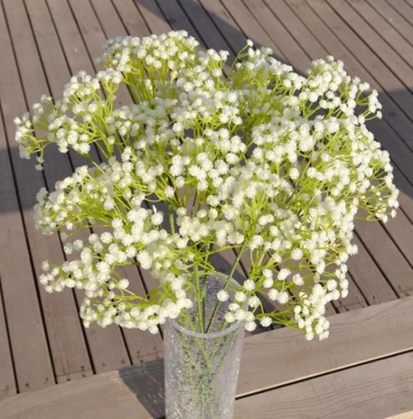 Пластиковый крем Babybreath 10p/фиолетовый 60 см искусственный цветок Babysbreath Звездный