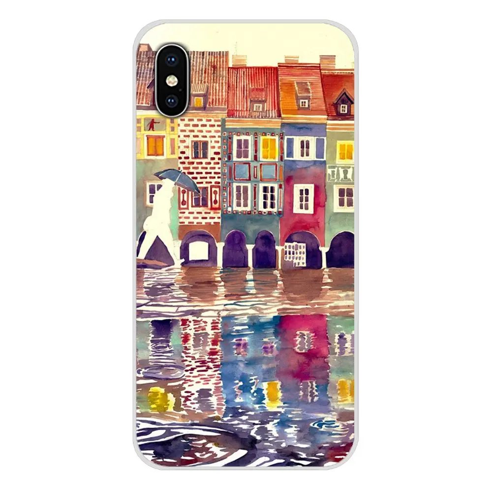 Силиконовый чехол для Samsung Galaxy S3 S4 S5 Mini S6 S7 Edge S8 S9 S10 Lite Plus Note 4 5 8 9 architectural Chicago PARIS