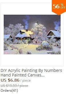 BAISITE Безрамные Картины DIY живопись по номерам ручная роспись маслом на холсте настенные картины украшение дома H115