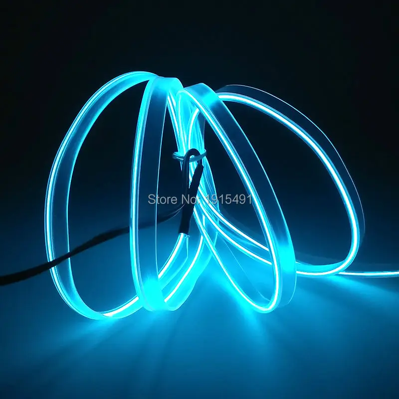Проволочная светящаяся трубка 2 3 мм портативная неоновая Светодиодная лента для