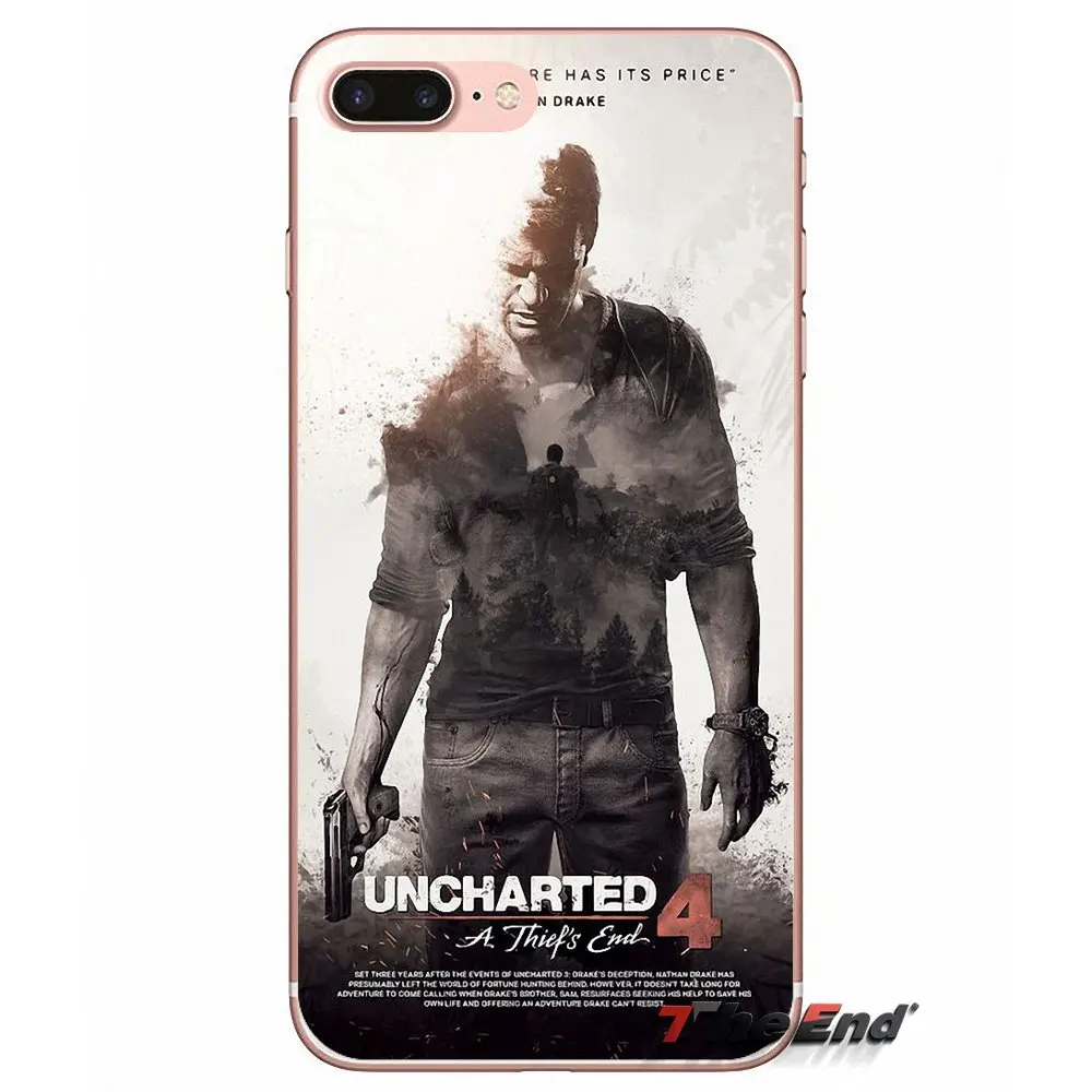 NECA Uncharted 4 A tief end NATHAN DRAKE для iPhone X 4S 5 5S 5C SE 6 6S 7 8 Plus Samsung Galaxy J1 J3 J5 J7 A3 A5 2016 2017|for iphone|galaxy