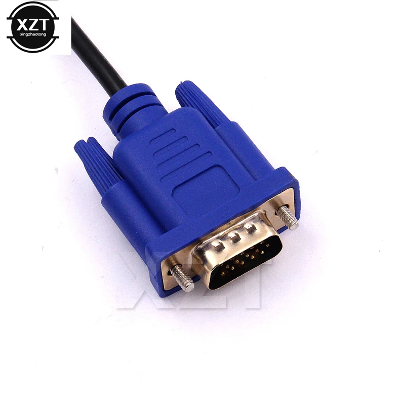 Горячая Распродажа 1 8 м 6 футов HDMI-совместимый к VGA Кабель штырь-штырь