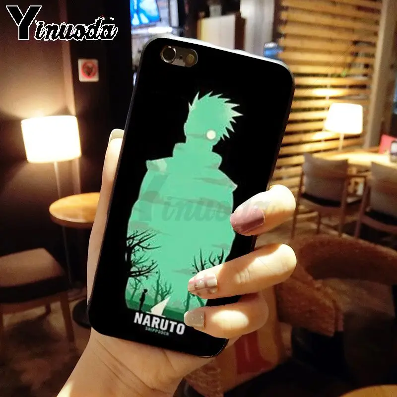 Yinuoda Hokage Naruto Kakashi amine TPU Мягкий силиконовый чехол для телефона iphone X XS MAX 8 7plus 5S SE 6s