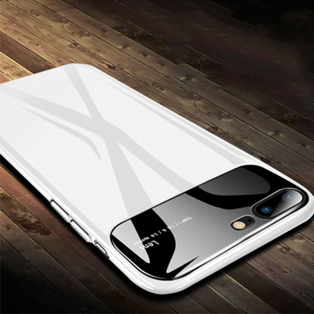 Противоударный зеркальный чехол для телефона iPhone 7 8 Plus XR Xs Max Роскошный Матовый