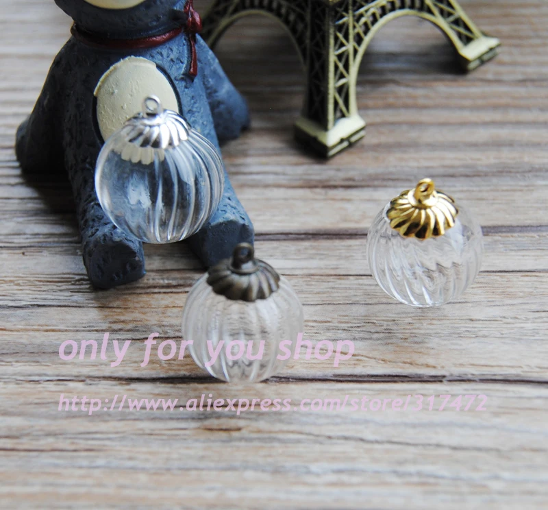 Стеклянный шар в полоску 20 комплектов 14/16/18/20/25 мм стеклянная шапочка 10 флакон