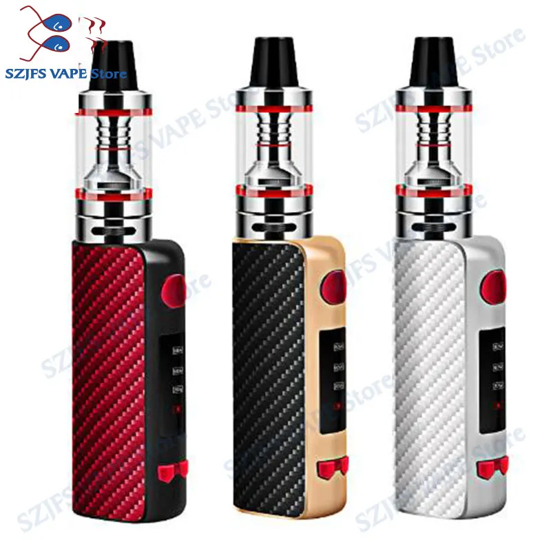 

New TXW 80w electronic cigarette vape box 2200mAh Built-in battery with LED huge vaporizer Vapor 2.5ml Atomizer e cigarette Vape