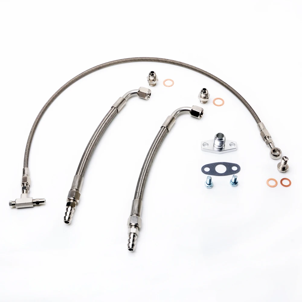 Набор для подачи масла и воды Kinugawa Turbo 70 см 25 Garrett T25 T28|oil feed|kit kitsoil oil |