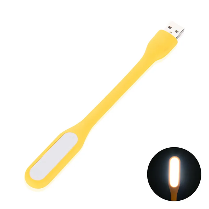 Красочные светодиодные ленты USB ночник гибкий портативный мини лампы трубки для