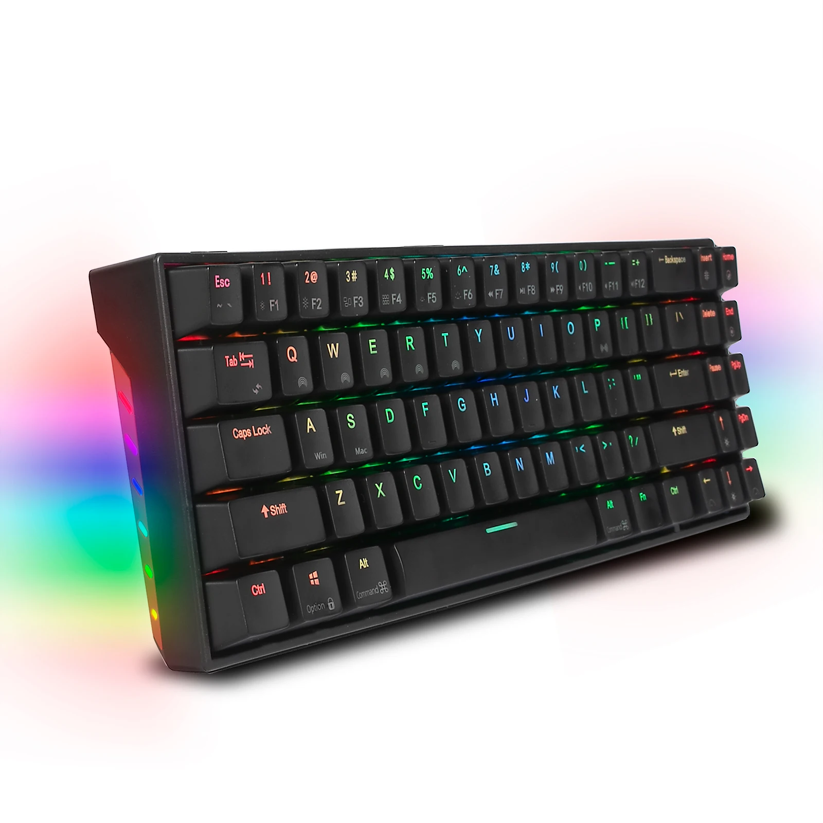 Механическая клавиатура RK71 RGB с подсветкой 71 клавиши маленькая компактная