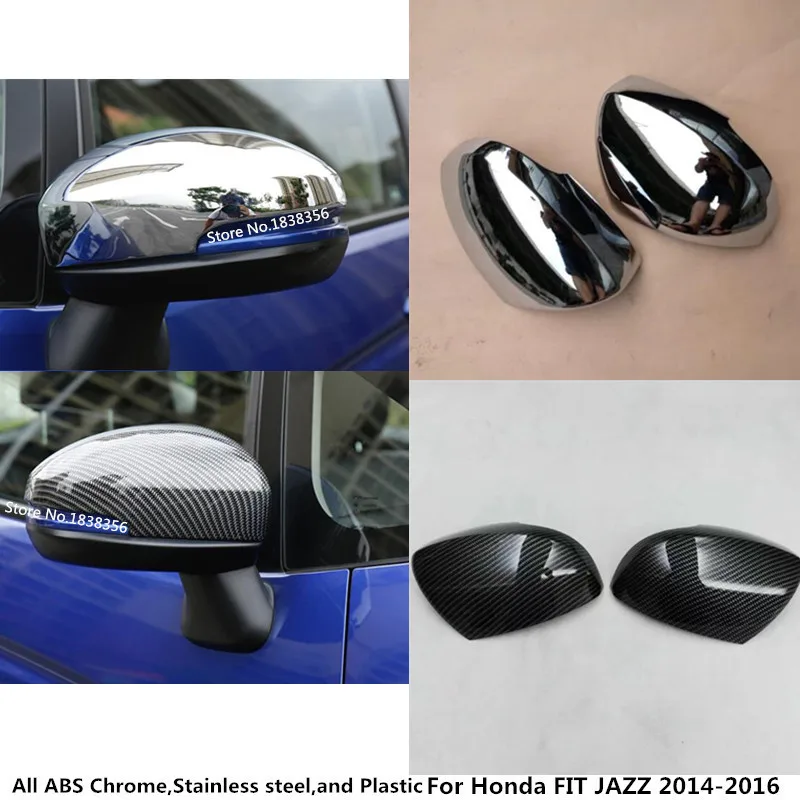 2 шт. накладки на боковые зеркала заднего вида для Honda FIT JAZZ 2014 2015 2016 | Автомобили и