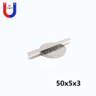 30100500 шт. 50x5x3 магнит кубоид 50*5*3 магнит NdFeB магнитный материал постоянный 50x5x3 мм супер сильный редкоземельный неодим