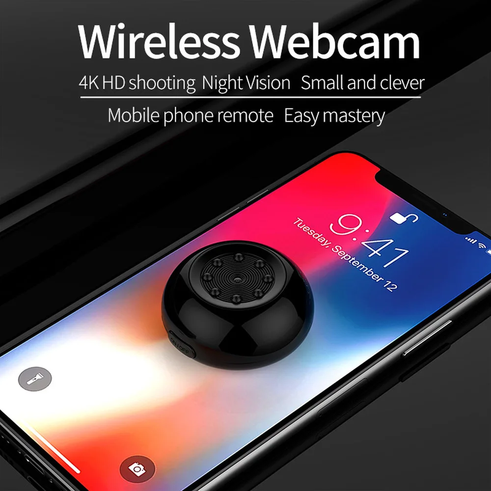 Мини камера 4K Wifi Wireless1080P ИК Ночное Видение мини микро видеокамера Обнаружение