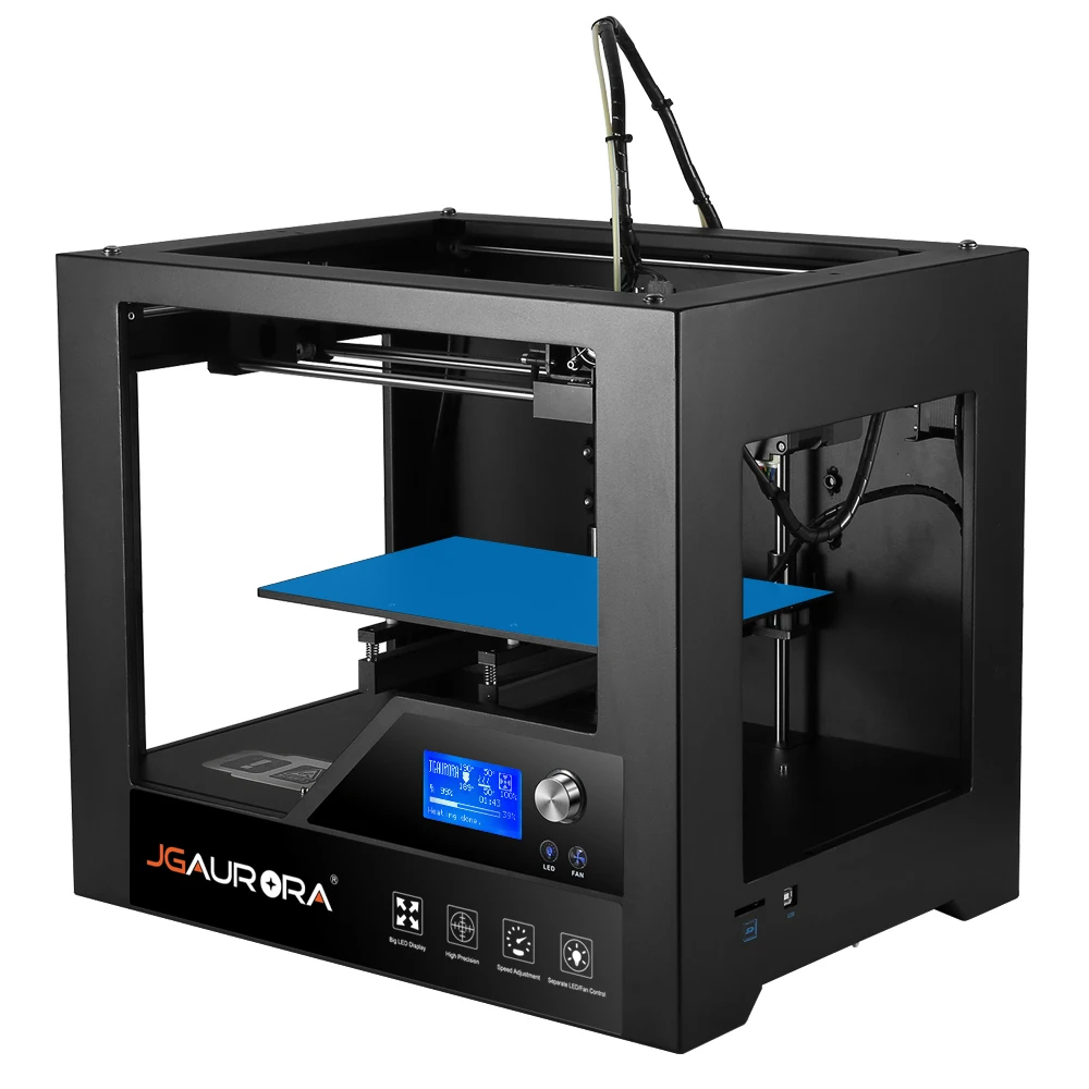 JGAURORA Z 603S 3d принтер полная металлическая рамка с подогревом кровать высокая