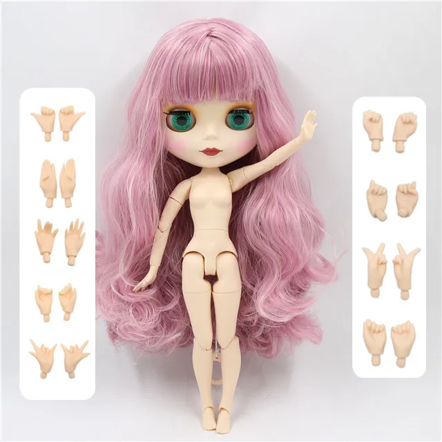 joint doll Ледяная фабрика blyth кукла игрушка BJD кукла без одежды Нормальный/шарнир тела 30 см руки AB в подарок DIY на заказ - Цвет: joint doll