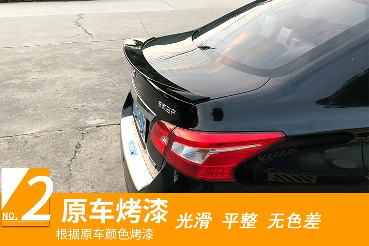 Для Nissan Sylphy sentra спойлер 2012 13 14 15 16 17 18 лет ABS заднее крыло спортивные аксессуары