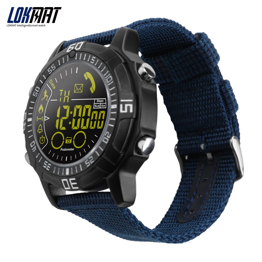 LOKMAT умные часы мужские уличные спортивные Шагомер Smartwatch Bluetooth умная электроника