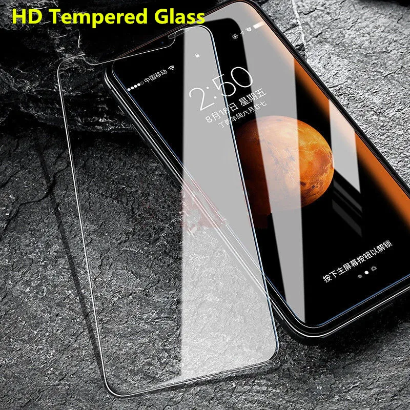 2.5D 9H твердость HD защита от синего света закаленное стекло для iPhone X Защита экрана