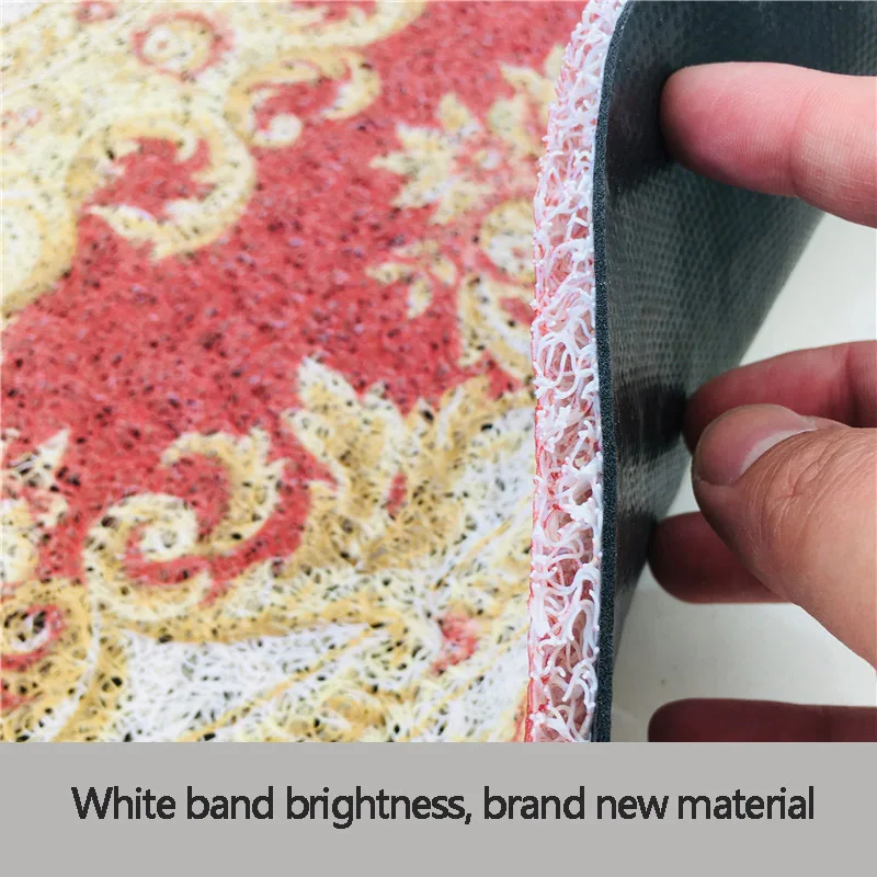 ПВХ шелковая петля пыленепроницаемый коврик d образной формы мандала цветочный