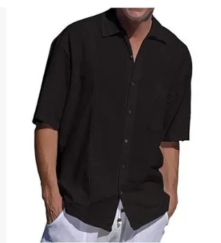 Мужская Повседневная рубашка с длинными рукавами приталенная принтом мягкая