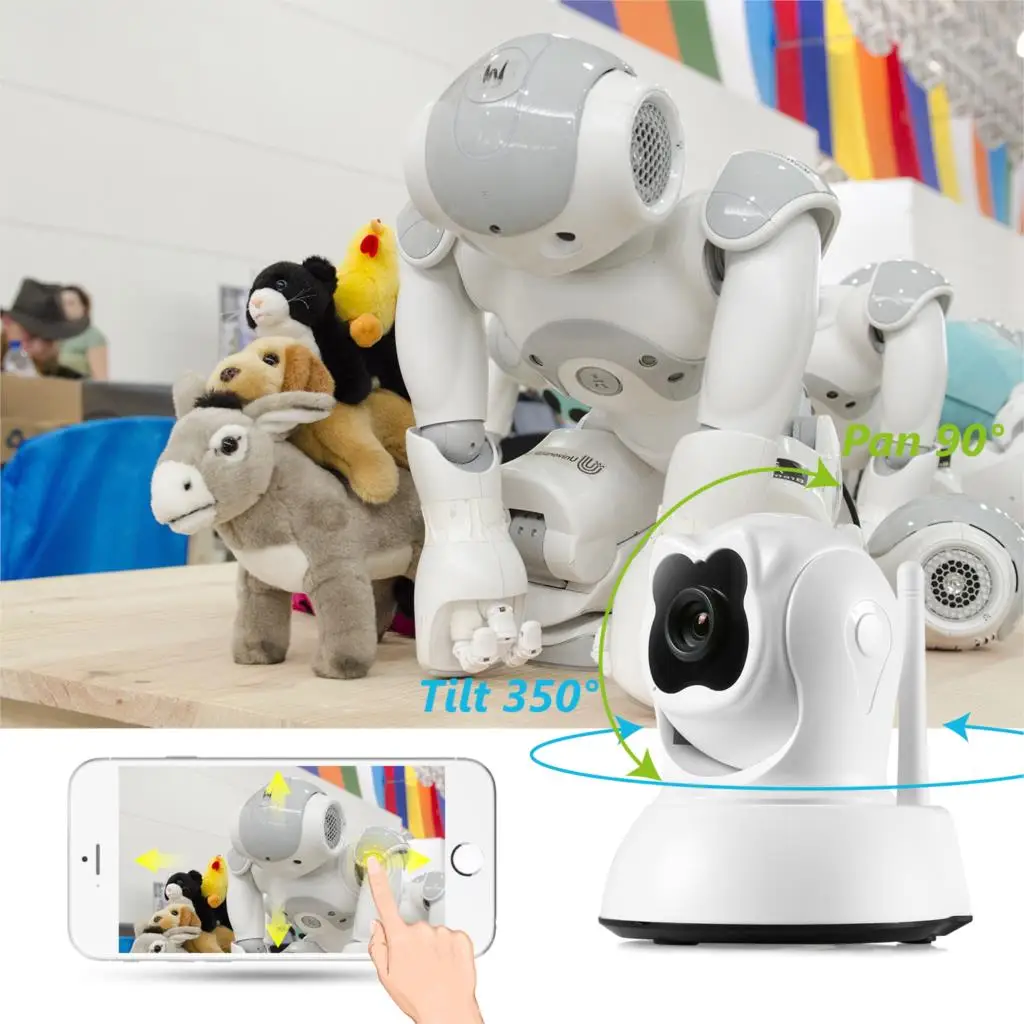 FB SANNCE IP камера 720P панорамирование и наклон P2P Wifi беспроводная безопасности с