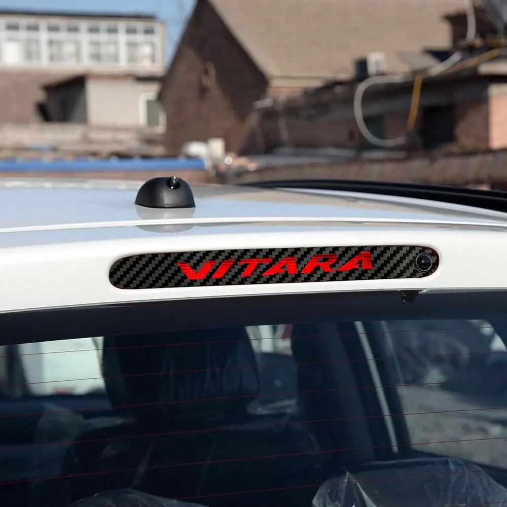 1 шт. наклейки и из углеродного волокна стоп-сигнал с высоким креплением наклейка