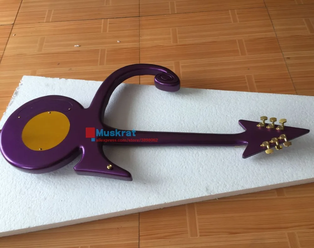 Электрическая гитара Prince модель с символом любви все доступные цвета бесплатная