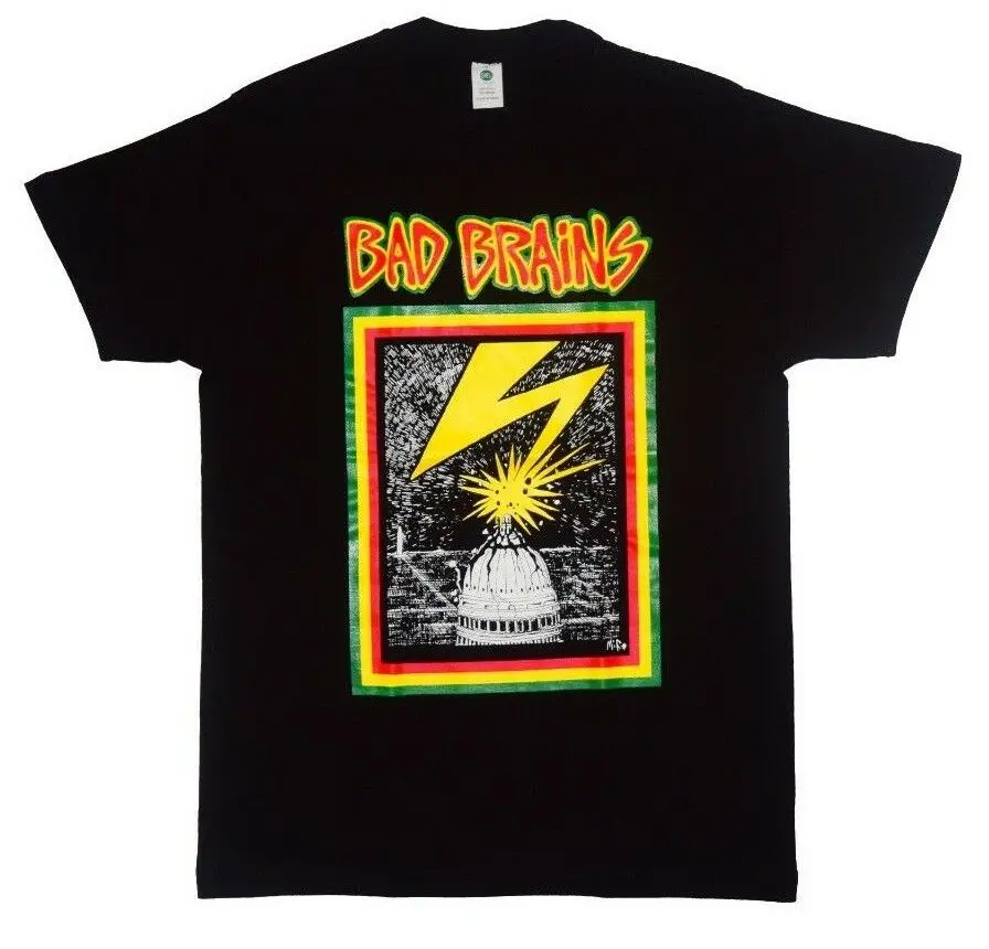 Bad Brains новая мужская футболка классическая рок панк регги металлическая рубашка