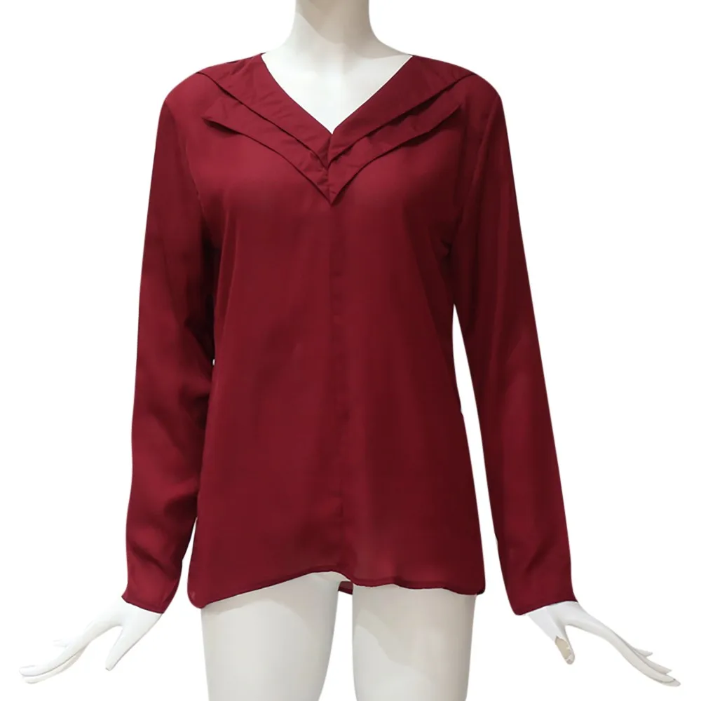 MISSOMO 5xl, женские рубашки с длинным рукавом, одежда для девочек, женские топы, шифоновая футболка, Офисная женская простая футболка с рулонным рукавом, женская футболка