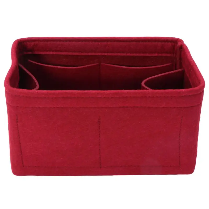 Felt Insert Bag Makeup Handbag Organizer Travel Inner Purse 