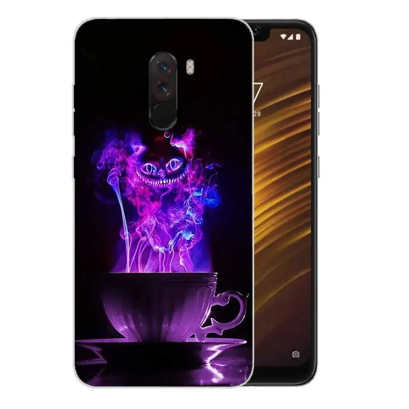 Силиконовый чехол с сердцем для Xiaomi Pocophone F1 Mi 5S Plus 5X 6X A1 A2 8 lite 9 SE Max 3 Pro Note 2 кошкой
