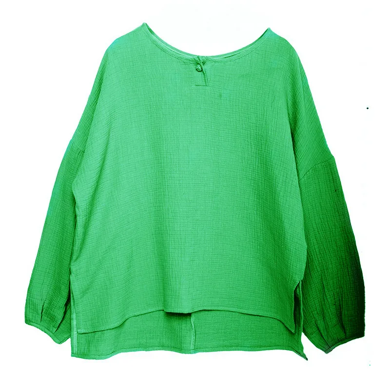 Женские блузки весна 2020 одежда из хлопка и льна с длинным рукавом летние рубашки