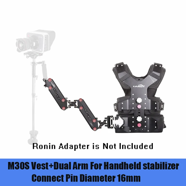 VestAddArmNoAdapter LAING Like SKIER DSLR steadicam камера Поддержка жилет+ Видео стабилизатор+ Ronin адаптер для DJI Ronin стабилизатор - Цвет: VestAddArmNoAdapter