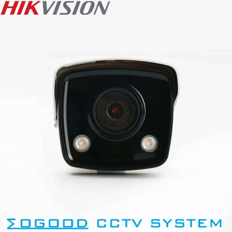 Hikvision полноцветная DS-2CD3T47DWD-L 4MP H.265 IP Bullet камера Поддержка Hik-подключение приложение удаленный ONVIF IP66 водонепроницаемый открытый