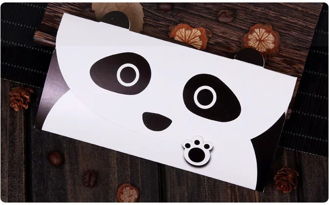 8x16cm Cute Cartoon Animal Greeting Cards Kids Fun Message Birthday Invitation | Дом и сад