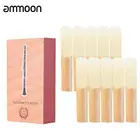 Высококачественная коробка из 10 шт. трости для кларнета традиционная сила тростника 2,5 высокое качество духовой инструмент детали и аксессуары