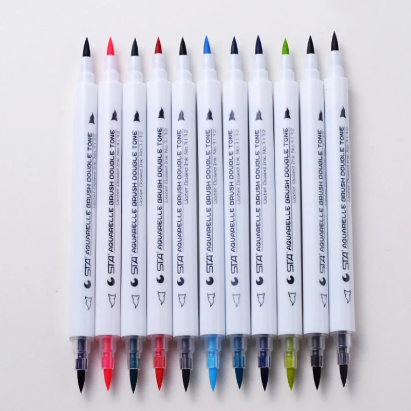 Набор маркеров 28 цветов мягкие ручки для рисования набросков анимационные