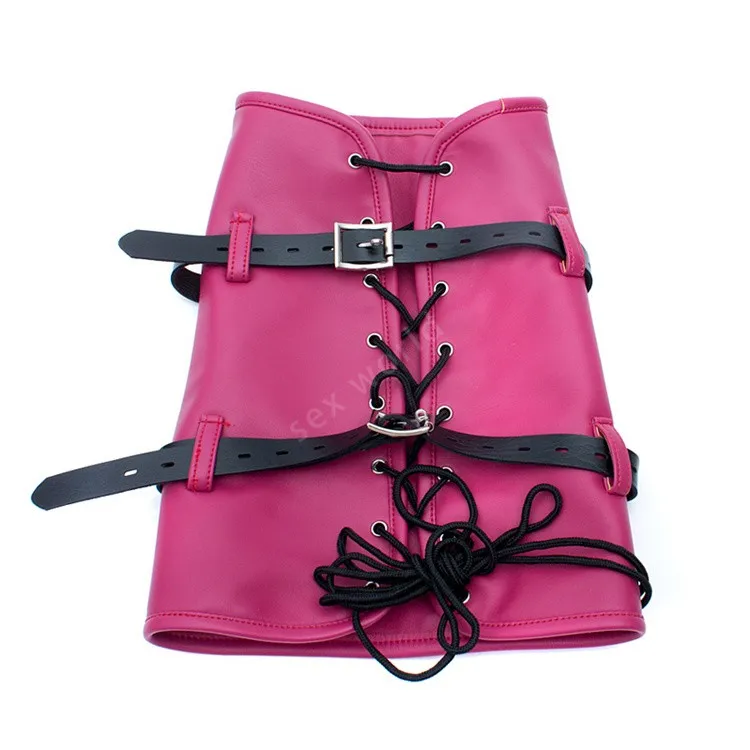 Rose Red PU Leather Bound Leg Straps Ankle Foot Bondage Restraint BDSM Harness Slave Cuff Binder Adults Sex Toys For Woman | Красота и