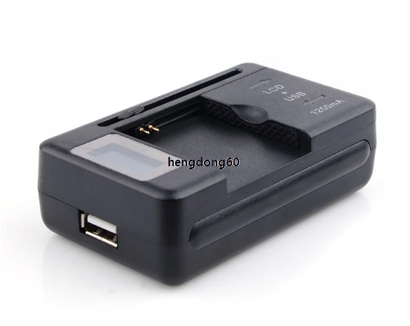 Mobile LCD Universal Battery Charger Indicator Screen For Cell Phones USB Port US Plug SV000574H | Электроника