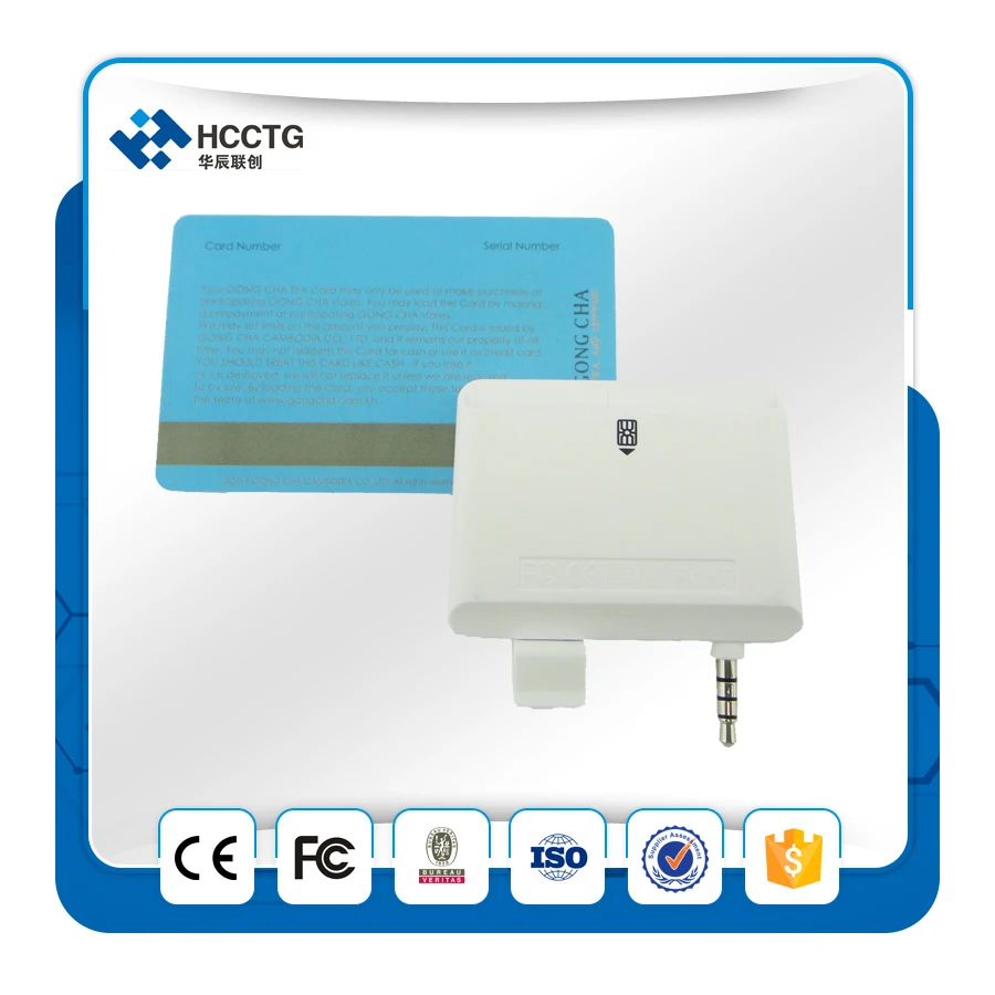 

China Mini 3.5mm audio jack MPOS NFC Mobile Mate Smart Card Reader with free SDK ACR32