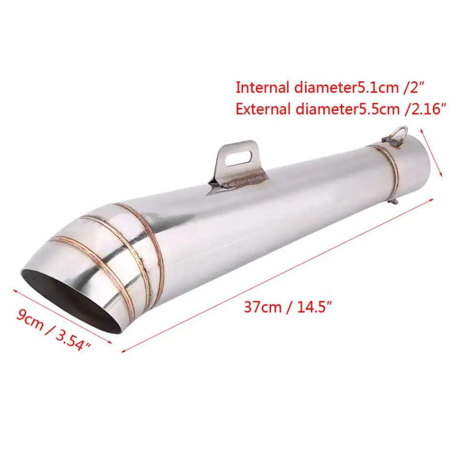 Выхлопная труба мотоцикла глушитель наконечник выхлопной трубы для большинства