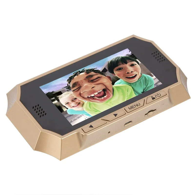 4 3 дюймов ЖК видео глазок камера ИК ночного видения PIR датчик движения дверной