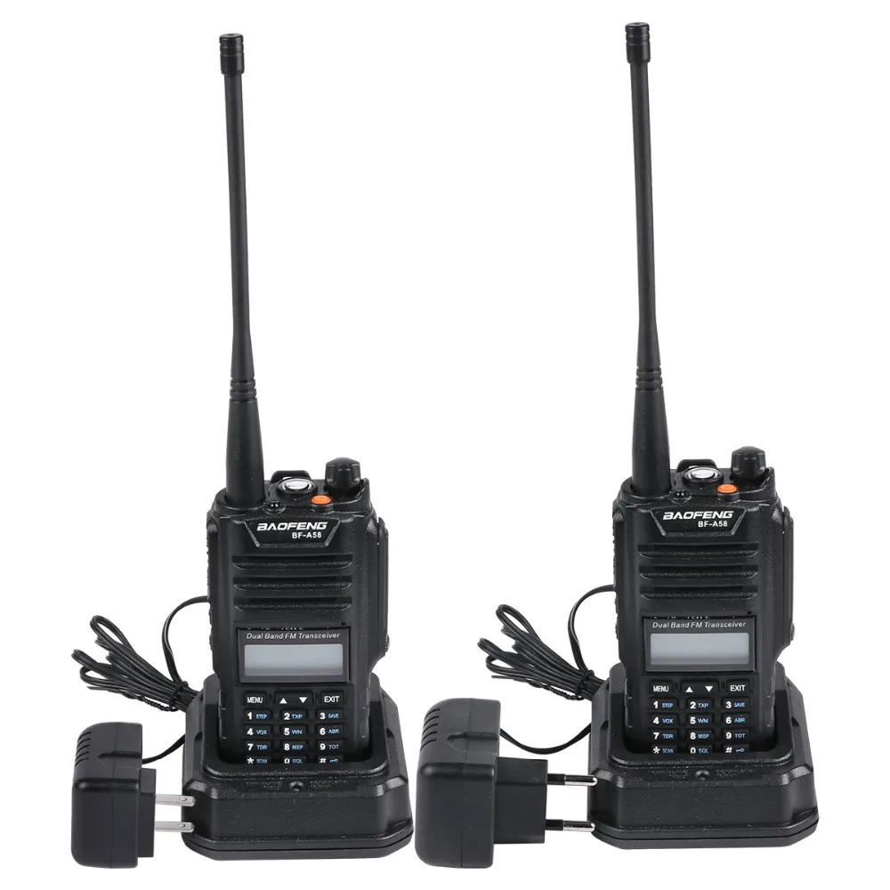 Baofeng BF A58 3 5 W Двухканальная трансляции домашнее ham портативный уоки токи для