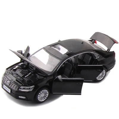 Passat Tiguan SUV, Игрушечная модель автомобиля из сплава, высокая имитация, 1:32, музыкальный мигающий, шесть открывающихся дверей, литые под давлением, металлические игрушки для детей - Цвет: Passat