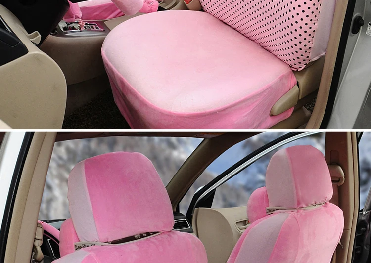 Женский модный универсальный чехол для сиденья с милым рисунком hello kitty для Volkswagen Sagitar POLO Yimai Bora Golf 7 и т. д