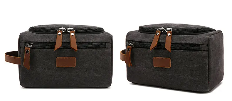 New Men Travel Toiletry Bag Wash Shaving Dopp Kit Packing Cubes Bags Dopp Kit for Canvas Leather Women Travel Bag Cosmetic Pouch