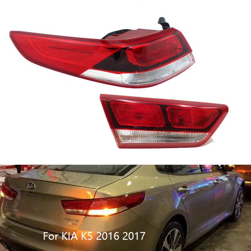 MZORANGE внутренний внешний задний светильник стоп-светильник для KIA K5 taillamp praking стоп-светильник задний тормозной светильник