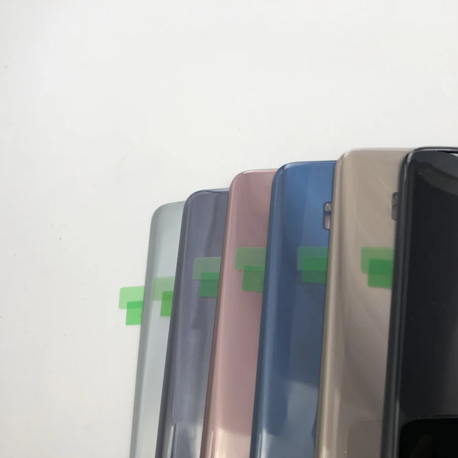 S8+ Батарея Стекло крышка для Samsung Galaxy S8 плюс G955 G955F SM-G955F G955FD сзади Корпус двери+ Камера Запчасти для объективов