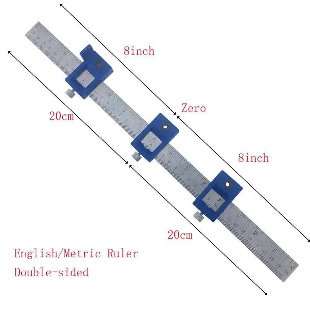 

Drill Guide Sleeve Detachable Cabinet Hardware Jig Drawer Pull Jig Wood Drilling Dowelling Hole Saw Woodworking Punch Positioner
